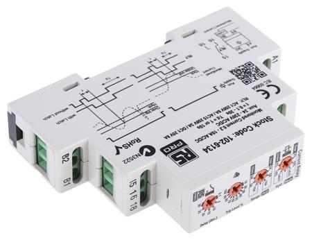 102-6134 RS PRO Current Monitoring Relay, 1 Phase, SPDT, DIN Rail