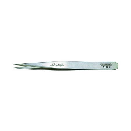 5-078 Bernstein 130 mm, Stainless Steel, Straight, ESD Tweezer