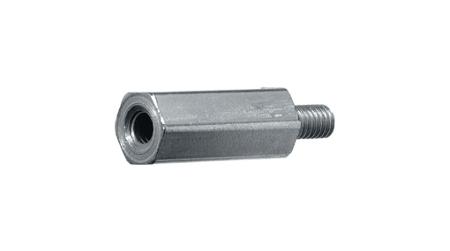 MA60100-40 S.A Bourqui Jean Hex Zinc Plated Steel Spacer  40mm