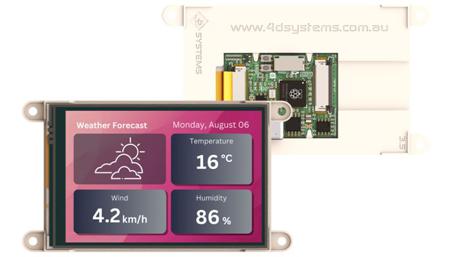 gen4-RP2350-35T 4D Systems  TFT TFT LCD Display / Touch Screen, 3.5in HVGA, 320 x 480pixels