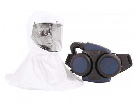 H06-5212 Sundstrom H06 Series Powered Powered Respirator Kit Helmet (without Lens), 2 Filters, EN 12941