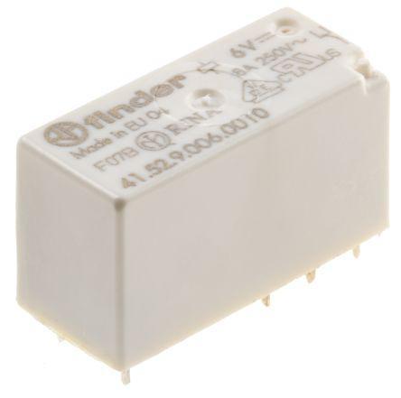 IM01TS TE Connectivity DPDT Non-Latching Relay PCB Mount, 3V dc Coil, 2 A Non-Latching Relay