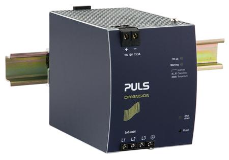 XT40-721 PULS X Series DIN Rail Power Supply, 480V ac Input, 72V dc Output, 13.3A Output, 960W