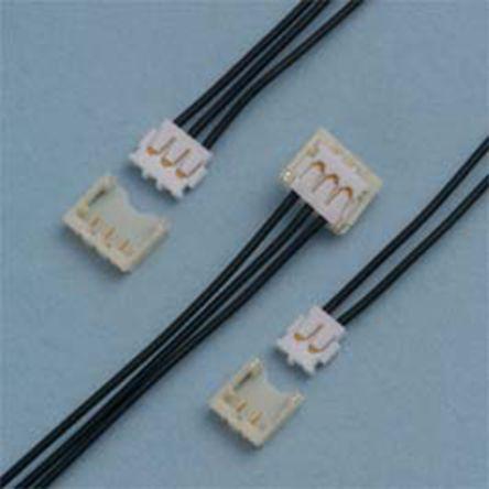 ACHR-04V-A-S JST ACH, 1.2mm Pitch, 4 Way, 1 Row Female Connector Housing