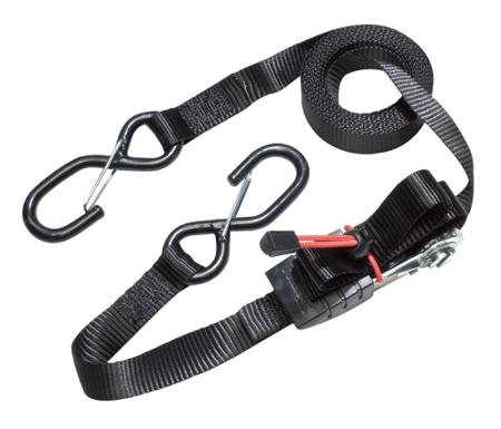 3066EURDAT Master Lock 4.25m Hook to Eye Ratchet Strap, 25mm Wide