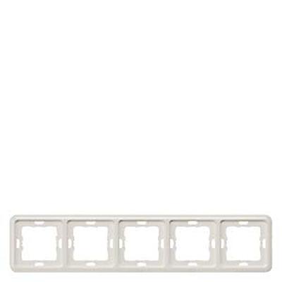5TG1815 Siemens White 5 Gang Frame