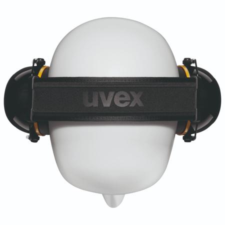 2630020 Uvex K Series Ear Defender with Ear Plug, 33dB, Black, Yellow