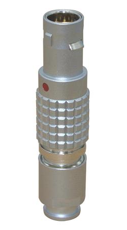 FGG-0T-305-CLAC50Z Lemo 0T Series, 5 Pole Cable Mount Connector Plug, with Male Contacts, IP68