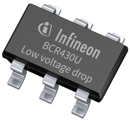BCR430UXTSA2 Infineon LED Driver IC, 6/42 V 100 mA 6-Pin PG-SOT23-6