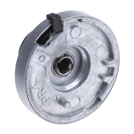 25A11B10 Vishay Potentiometer Knob, Body: Chrome, for use with knob Dia. 46mm with a Black Indicator, 6.35mm Shaft