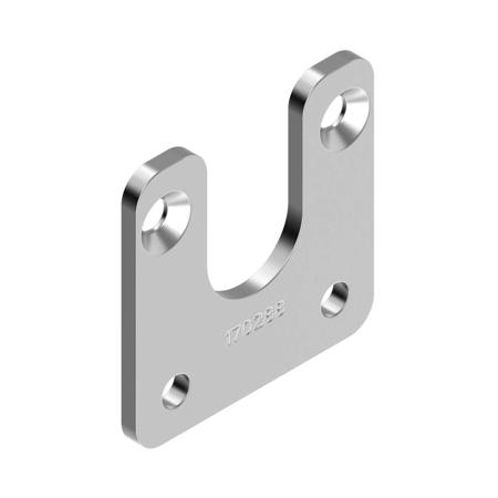 LMBWLC60F Banner Flush Mount Type Lighting Mounting Bracket, 7mm Fixing Hole Diameter