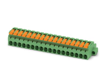 1110647 Phoenix Contact, 5.08mm Pitch, 18 Way, , Pluggable Terminal Block, Plug, Cable Mount, Push-In Termination,
