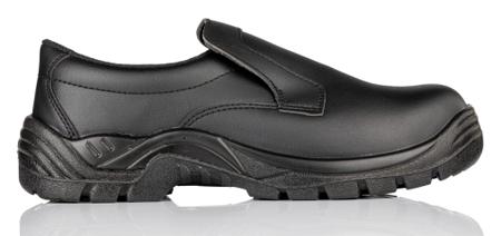 R503-07 RS PRO Unisex Black Steel Toe Capped Safety Shoes, UK 7, EU 41