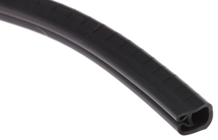 901-10305 HellermannTyton Helagrip Slide On Cable Markers, White on Black, Pre-printed "0", 4 → 9mm Cable