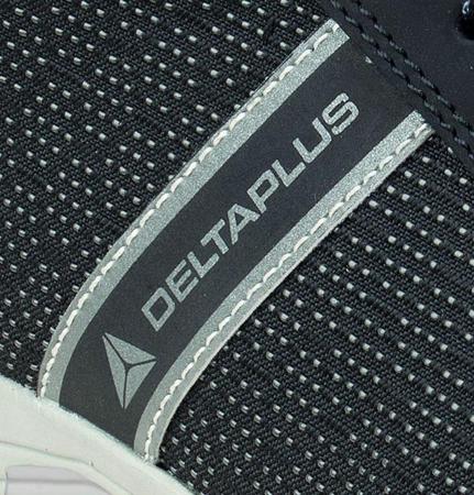 BOSTOSPNO44 Delta Plus Mens Black Toe Capped Safety Trainers, UK 10, EU 44