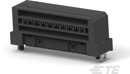 2327679-3 TE Connectivity Vertical Female Edge Connector, Surface Mount, 56-Contacts, 0.6mm Pitch, 2-Row, Solder Termination
