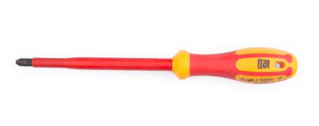 197-3796 RS PRO Pozidriv Insulated Screwdriver, PZ3 Tip, 150 mm Blade, VDE/1000V, 260 mm Overall
