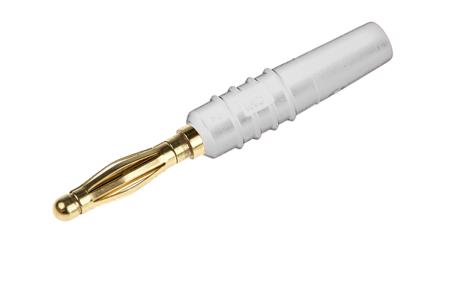 22-2618-29 Multi Contact White Plug Banana Plug - Solder, 30 V ac, 60 V dc