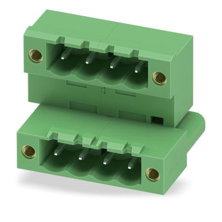 1846713 Phoenix Contact, 5.0mm Pitch, MDSTB 2.5/ 4-GF, 4 Way, Pluggable Terminal Block, Header, Solder Termination,