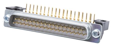 437-5516 RS Pro 37 Way Right Angle Through Hole PCB D-sub Connector Plug