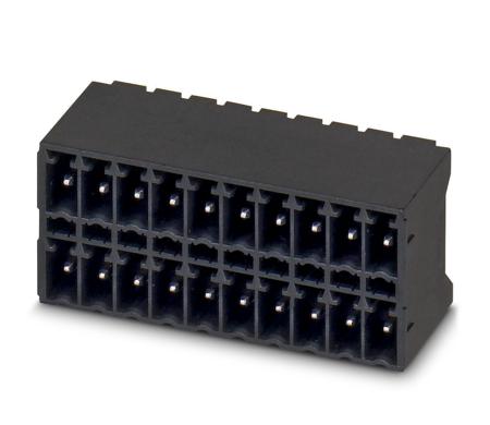 1953758 Phoenix Contact, 3.5mm Pitch, MCDN 1.5/ 6-G1-3.5 P26THR, 6 Way, Pluggable Terminal Block, Header, Solder Termination,