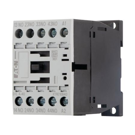 276326-DILA-40-110V50HZ-120V60HZ- Eaton Contactor Relay - 4NO, 4 A Contact Rating, xStart