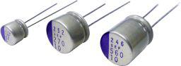 16SEP150M-T Panasonic Aluminium Polymer Capacitor 150μF 16V dc 10mm F8 OS-CON SEP Series, Through Hole Polymer, ±20% 10 x 8mm 5mm