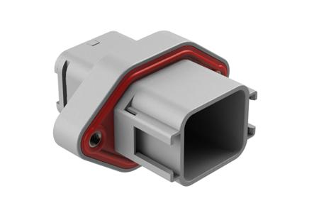 ATV02-18PB Amphenol Industrial, ATV Automotive Connector Socket Black Flange Mount 18 Way