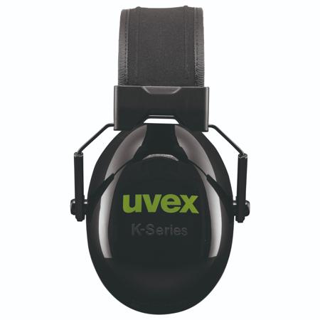 2630010 Uvex K10 Speak & Listen Ear Defender with Headband, 30dB, Black, Green