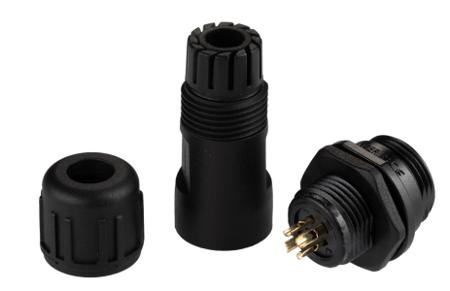144-0605 RS Pro, 4 Pole Cable Mount, Panel Mount Miniature Connector Socket, with Female Contacts, IP68