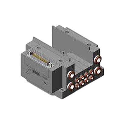 SS5Y3-10F1-04B-C4-NA SMC SY3000 series 4 station One-Touch Fitting 4 mm Manifold Base for use with Valve,