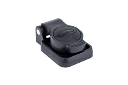 HPT-CAPSM Amphenol Industrial Male Black Sealing Cap IP65 for use with HPT-3-MD and HPT-3-MDW Power Connectors