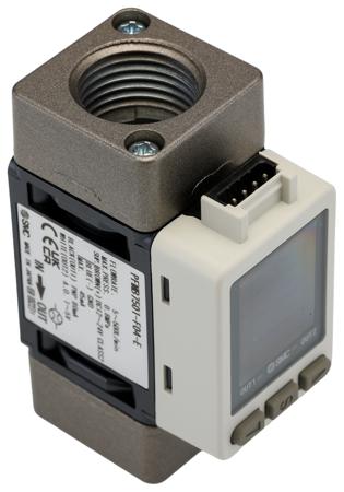 PFMB7501-F04-E SMC, 500 L/min Flow Controller, PNP Open Collector Output, 12 → 24 V
