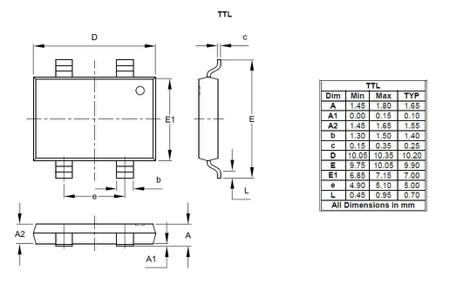 TT6JL-13 Diodes Inc Bridge Rectifier, 600V