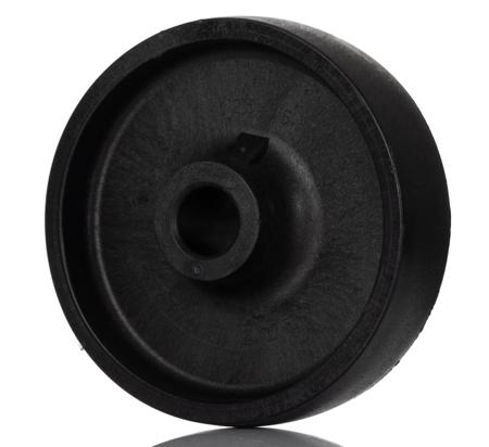 28010 LAG Black Thermoplastic High Temperature Resistant Trolley Wheel, 250kg