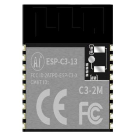 ESP32-C3-13 RF Solutions  3.0 → 3.6V dc WiFi Module, Bluetooth Low Energy (BLE), WiFi ADC, GPIO, I2C, SPI, UART