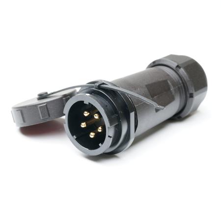 304-744 RS PRO Industrial Circular Connectors, 5 Contacts, In-line, SY21 Connector, Socket, Male, IP67