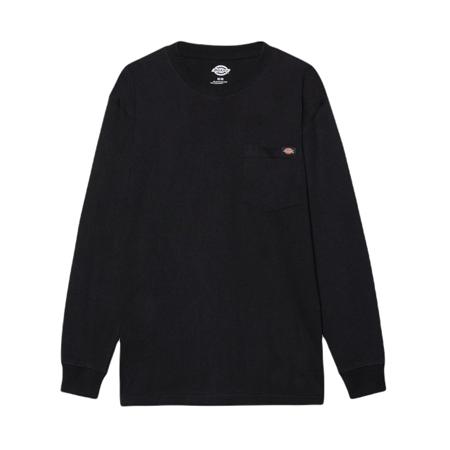 DK0WL450BLK1 Dickies Black Cotton Long Sleeve T-Shirt, UK- XXL, EUR- XXL