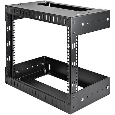 RK812WALLOA StarTech.com RK8 Series Black 8U Steel Server Rack , with 2-Post Frame 30.5 x 50.4 x 45.5cm