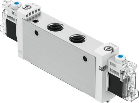 VUVG-L18-T32U-MZT-G14-1H2L-F1A Festo 2x3/2-Way, Monostable, Open Pneumatic Solenoid Valve - Electrical G 1/4 VUVG Series 24V dc