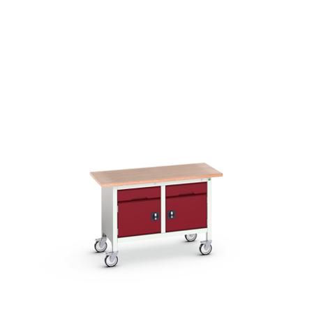 16923201.24 Bott 2 Door, 2 Drawer Sheet Steel Floor Standing Storage Cabinet, 1250 x 600 x 830mm