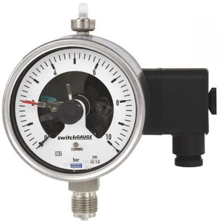 48694890 WIKA G 1/2 Dial Pressure Gauge 10bar, , 0bar min.