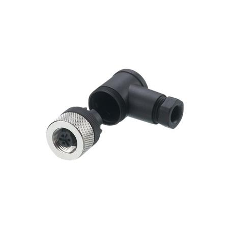 E11764 ifm electronic Angled 1 Pole M12 Socket Adapter