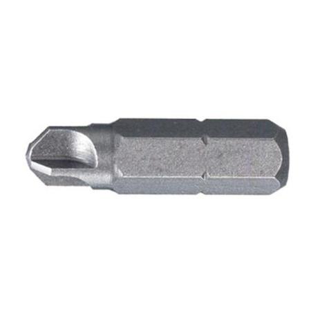 E-114-TS6 SAM Torx Screwdriver Bit, 1/4 in Tip, 1/4 in Drive, Square Drive, 25 mm Overall