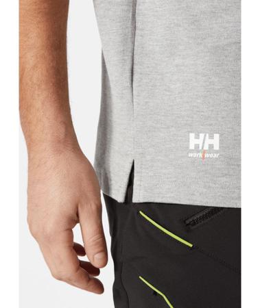 79167_930-S Helly Hansen Classic Grey 100% Cotton Polo Shirt, UK- S, EUR- S