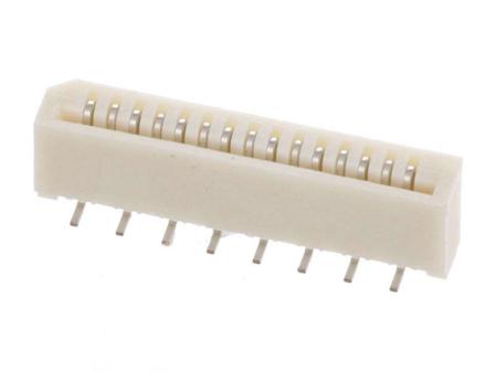 52808-1571 Molex FFC/FPC SMT Series 1mm Pitch 15 Way Straight SMT Female FPC Connector, Vertical Contact