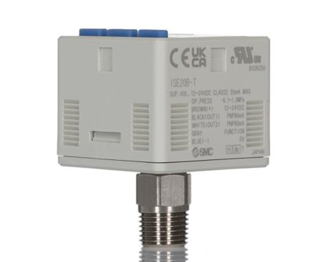ISE20B-T-01-W SMC Digital Hydraulic Pressure Switch, R 1/8 -0.1MPa to 10 bar