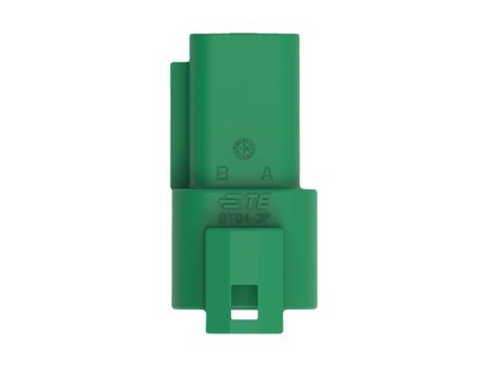 DT04-3P-TE03 TE Connectivity, DT04-3P Automotive Connector Plug Green Cable 3 Way, Cable Termination