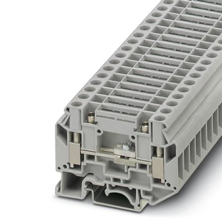 3072800 Phoenix Contact  UK 6-T-P Series Grey, Single-Level, Screw Termination