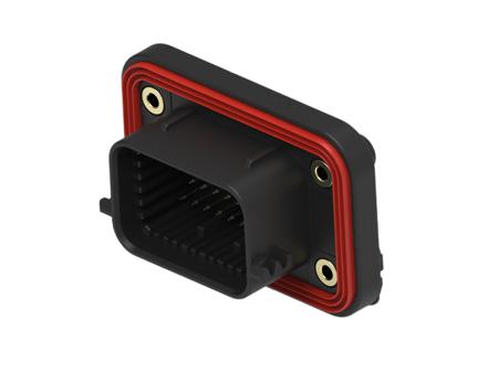 8-2384723-6 TE Connectivity, SUPERSEAL Automotive Connector Plug Black Panel Mount 34 Way, Through Hole Termination